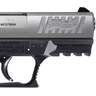Walther CCP M2 9mm Luger 3.54in Stainless/Black Pistol - 8+1 Rounds - Black