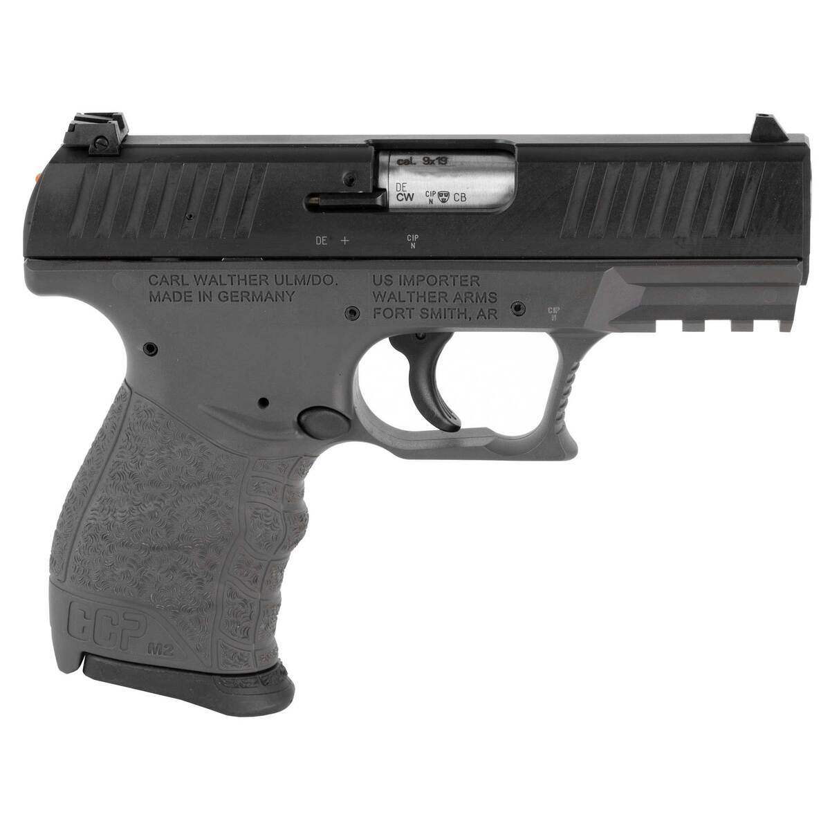 Walther CCP M2 9mm Luger 3.54in Tungsten Gray Pistol - 8+1 Rounds - Gray Walther CCP M2 9mm Luger 3.54in Tungsten Gray Pistol - 8+1 Rounds - Gray
