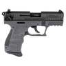 Walther P22 22 Long Rifle 3.42in Tungsten Gray/Black Pistol - 10+1 Rounds - California Compliant - Gray