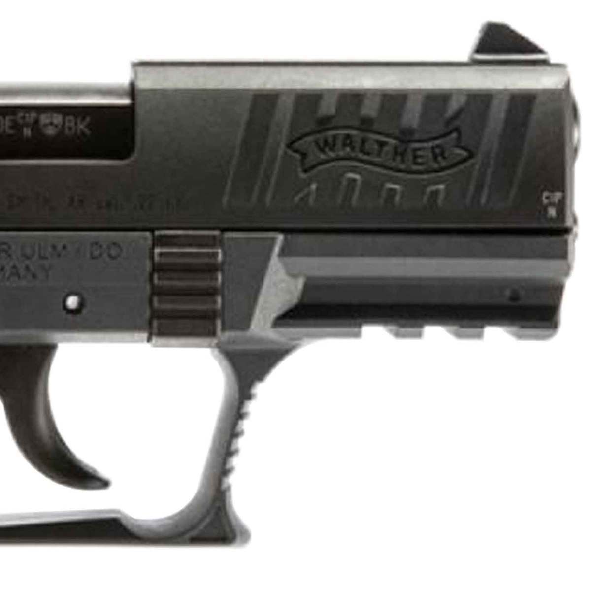 Walther P22 22 Long Rifle 3.42in Tungsten Gray/Black Pistol - 10+1 Rounds - California Compliant - Gray Walther P22 22 Long Rifle 3.42in Tungsten Gray/Black Pistol - 10+1 Rounds - California Compliant - Gray