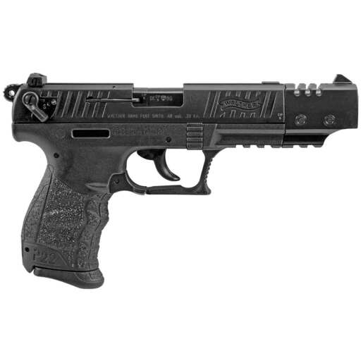 Walther P22 22 Long Rifle 5in Matte Black Pistol - 10+1 Rounds - Black image