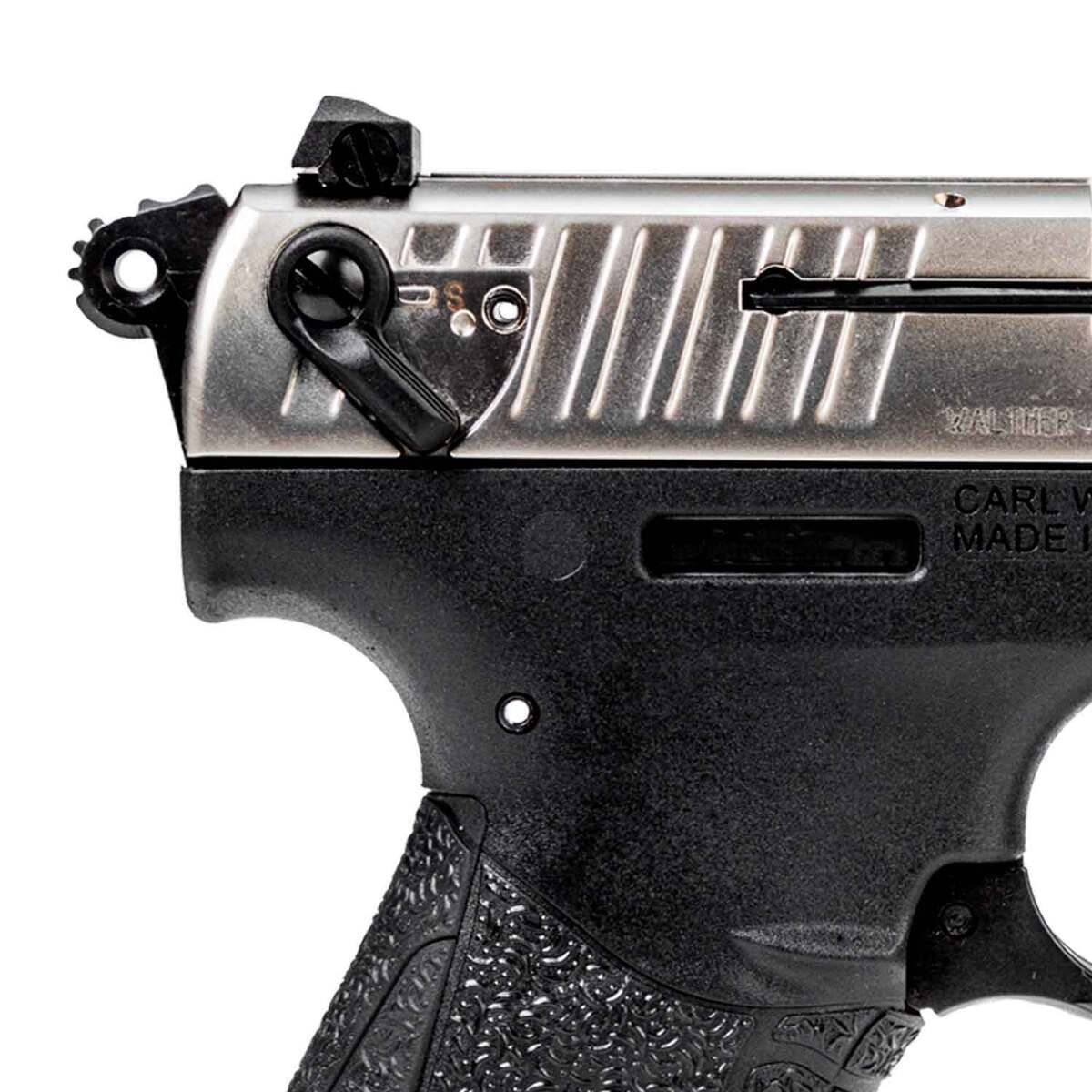 Walther P22 22 Long Rifle 3.42in Nickel Pistol - 10+1 Rounds - Black Walther P22 22 Long Rifle 3.42in Nickel Pistol - 10+1 Rounds - Black