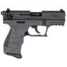 Walther P22 Q 22 Long Rifle 3.42in Tungsten Gray/Black Pistol - 10+1 Rounds - Gray