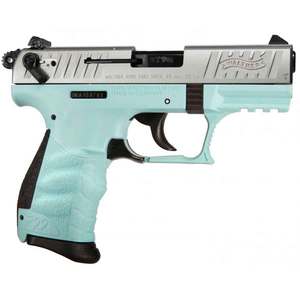 Walther P22 Q Angel 22 Long Rifle 3.42in Blue/Nickel Pistol - 10+1 Rounds