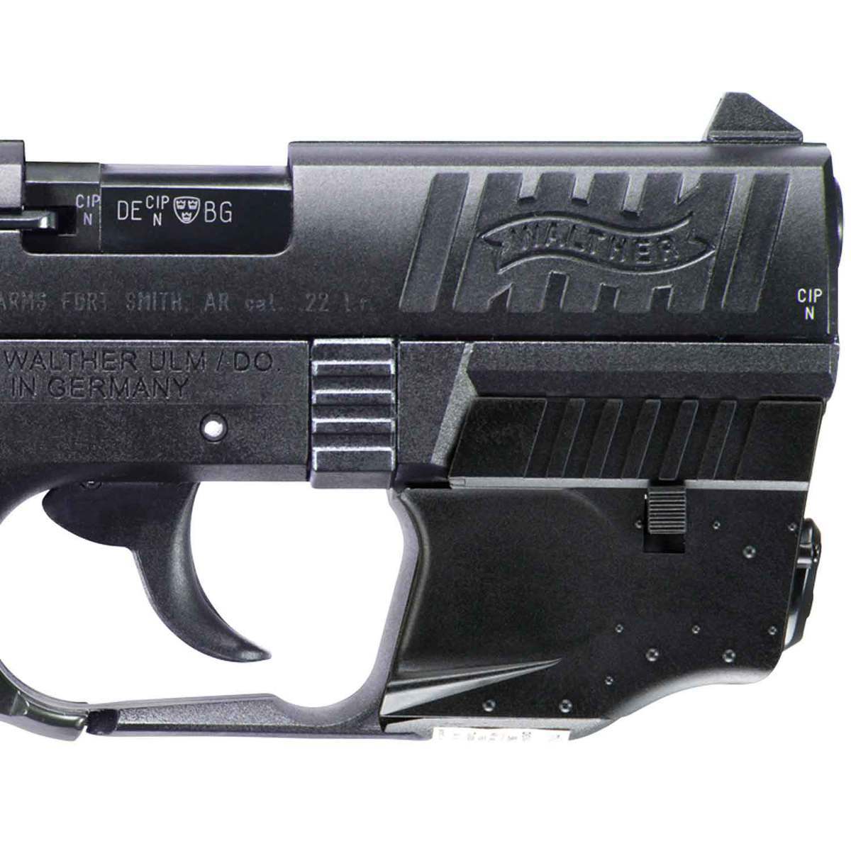 Walther P22 Q Laser Set 22 Long Rifle 3.42in Black Pistol 10+1 Rounds - Black Walther P22 Q Laser Set 22 Long Rifle 3.42in Black Pistol 10+1 Rounds - Black