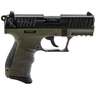 Walther P22 Q Military 22 Long Rifle 3.42in Black/OD Green Pistol - 10+1 Rounds - Green