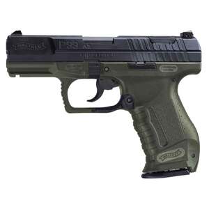 Walther P99 AS Final Edition 9mm Luger 4in OD Green Pistol - 15+1 Rounds