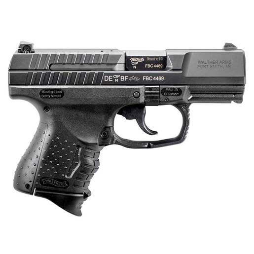 Walther P99 AS 40 S&W 3.5in Blued/Black Pistol - 10+1 Rounds - Black image