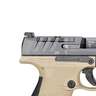 Walther PDP 9mm Luger 5in Matte Black/Tan Pistol - 18+1 Rounds - Tan
