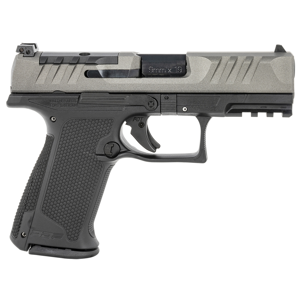 Walther PDP F-Series 9mm Luger 4in Gray Pistol - 15+1 Rounds - Gray Walther PDP F-Series 9mm Luger 4in Gray Pistol - 15+1 Rounds - Gray