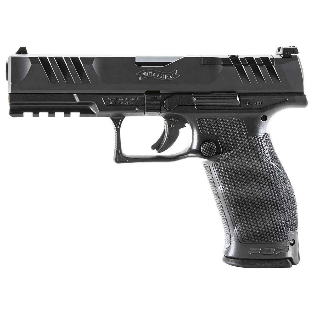 Walther PDP Optics Ready 9mm Luger 4.5in Black Pistol - 18+1 Rounds - Black Walther PDP Optics Ready 9mm Luger 4.5in Black Pistol - 18+1 Rounds - Black