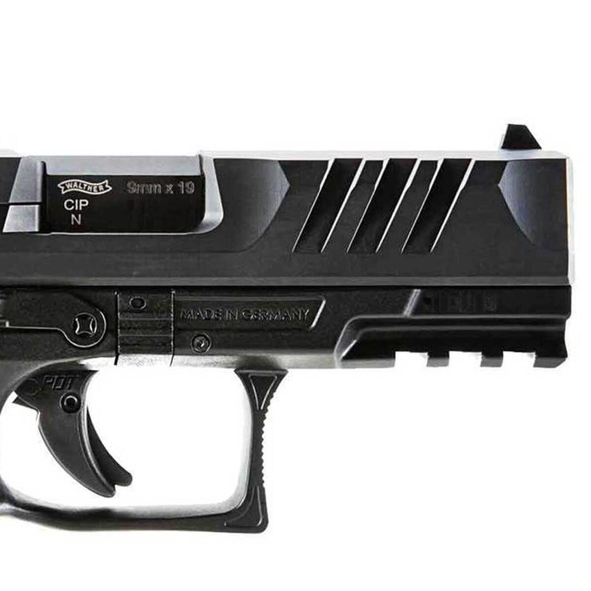 Walther PDP Optics Ready 9mm Luger 4in Black Pistol - 18+1 Rounds - Black Walther PDP Optics Ready 9mm Luger 4in Black Pistol - 18+1 Rounds - Black