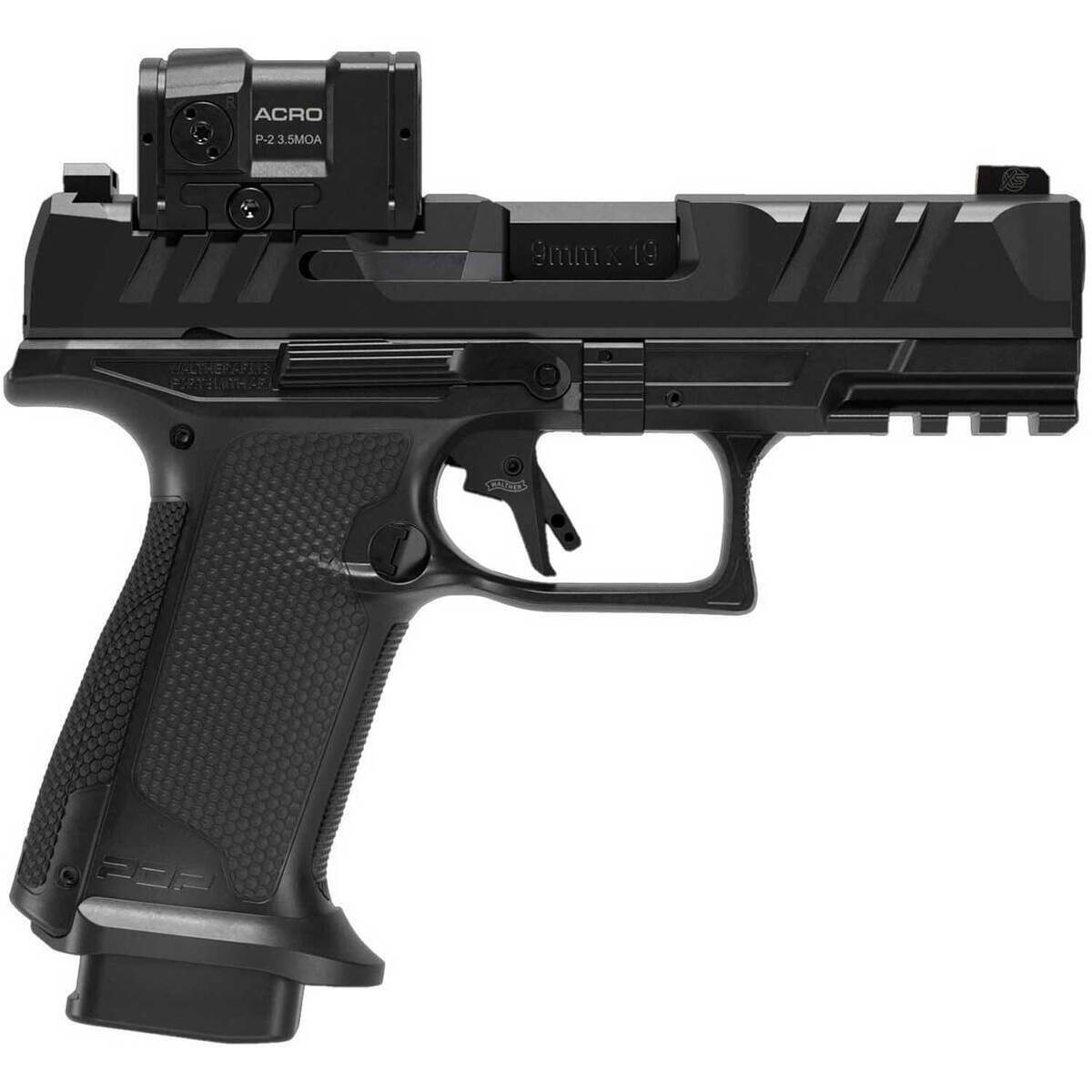Walther PDP Pro Compact w/ Aimpoint ACRO Optic 9mm Luger 4in Black ...