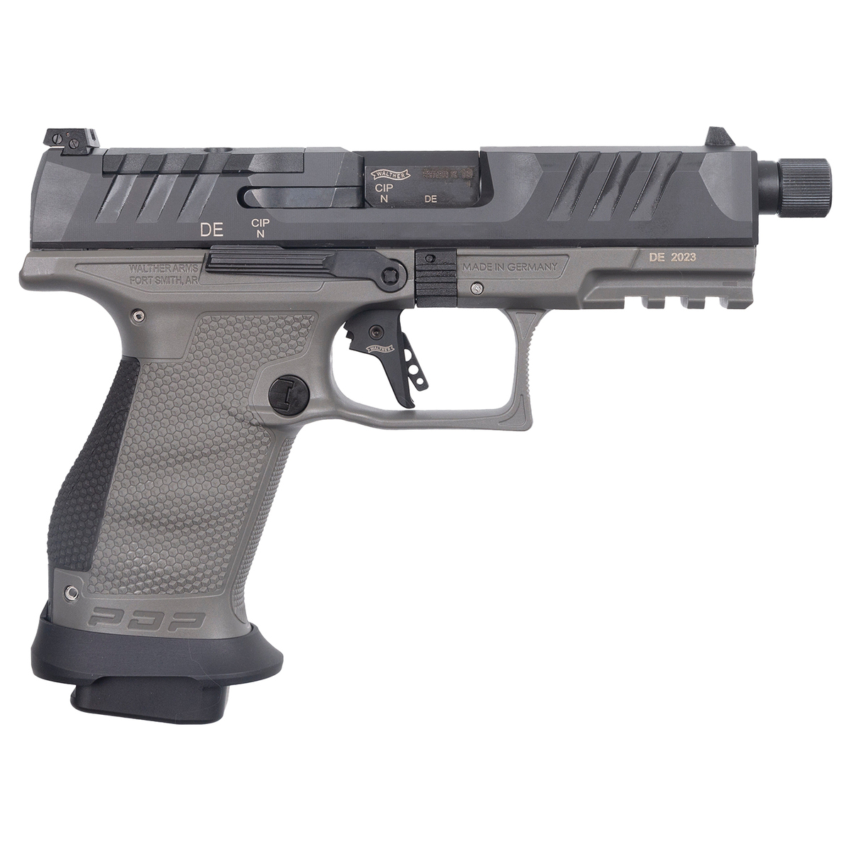 Walther PDP Pro SD 9mm Luger 4.6in Matte Black Pistol - 15+1 Rounds - Gray Walther PDP Pro SD 9mm Luger 4.6in Matte Black Pistol - 15+1 Rounds - Gray