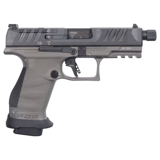 Walther PDP Pro SD 9mm Luger 4.6in Matte Black Pistol - 18+1 Rounds - Gray Compact image
