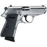 Walther PPK/S 22 Long Rifle 3.3in Nickel Pistol - 10+1 Rounds