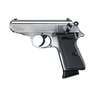 Walther PPK/S 22 Long Rifle 3.3in Nickel Pistol - 10+1 Rounds