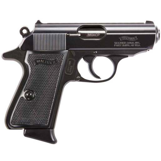 Walther PPK/S 380 Auto (ACP) 3.3in Black Pistol - 7+1 Rounds - Black image