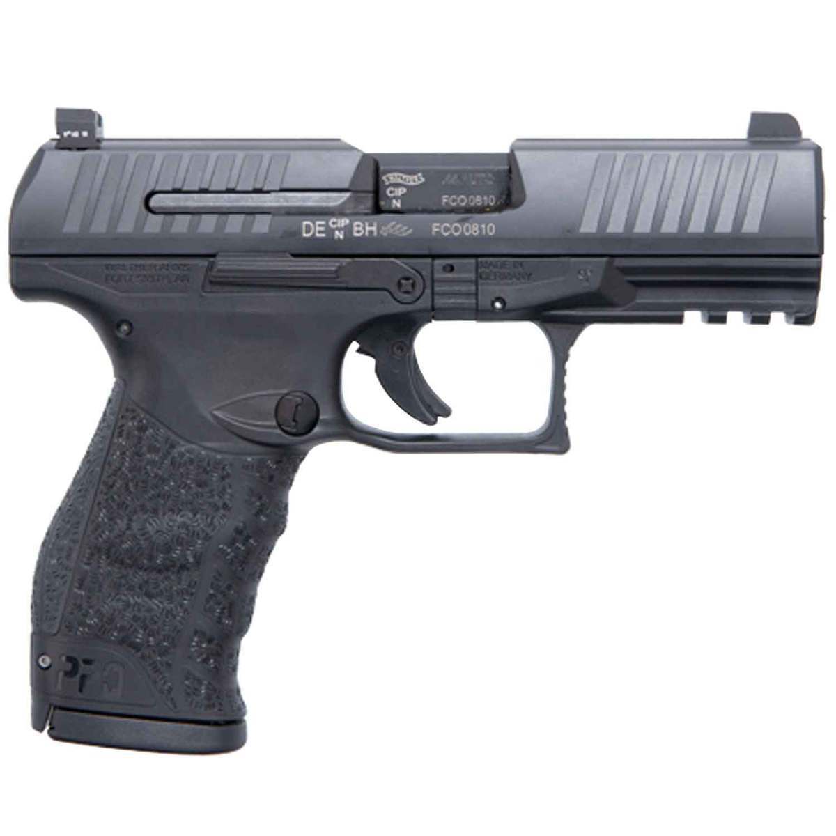 Walther PPQ 45 With XS Night Sights 45 Auto (ACP) 4.25in Black Pistol - 12+1 Rounds - Black Walther PPQ 45 With XS Night Sights 45 Auto (ACP) 4.25in Black Pistol - 12+1 Rounds - Black