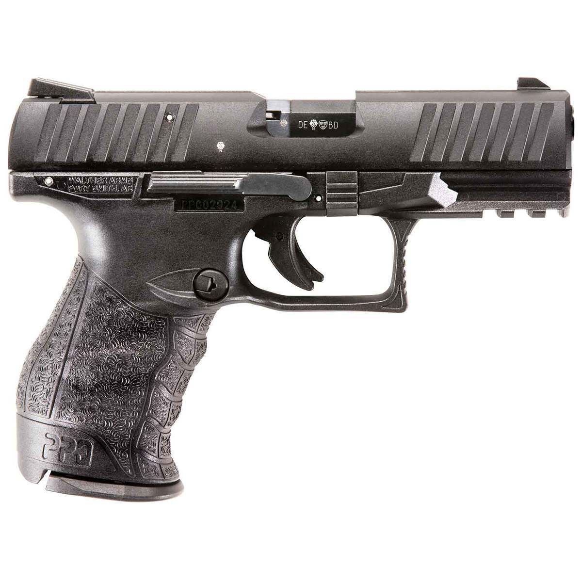 Walther PPQ M2 22 Long Rifle 4in Matte Black Tenifer Pistol - 12+1 Rounds - Black Walther PPQ M2 22 Long Rifle 4in Matte Black Tenifer Pistol - 12+1 Rounds - Black