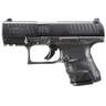 Walther PPQ Sub-Compact 9mm Luger 3.5in Black Pistol - 15+1 Rounds - Black