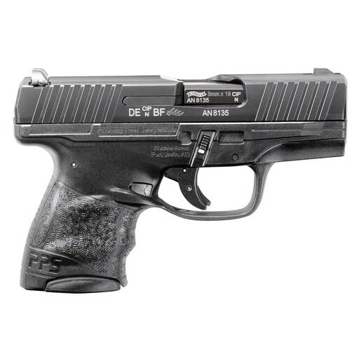 Walther PPS M2 9mm Luger 3.18in Black Pistol - 7+1 Rounds - Black image