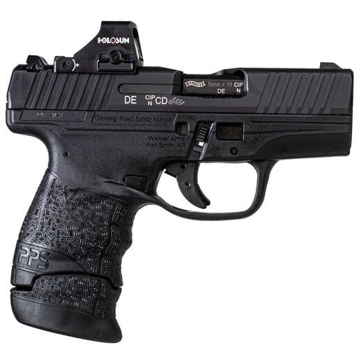 Walther PPS M2 9mm Luger 3.2in Matte Black Tenifer Steel Pistol - 6+1 Rounds - Black image