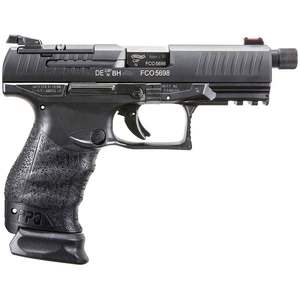 Walther Q4 Tac M2 With Threaded Barrel 9mm Luger 4.6in Black Pistol - 15+1 Rounds