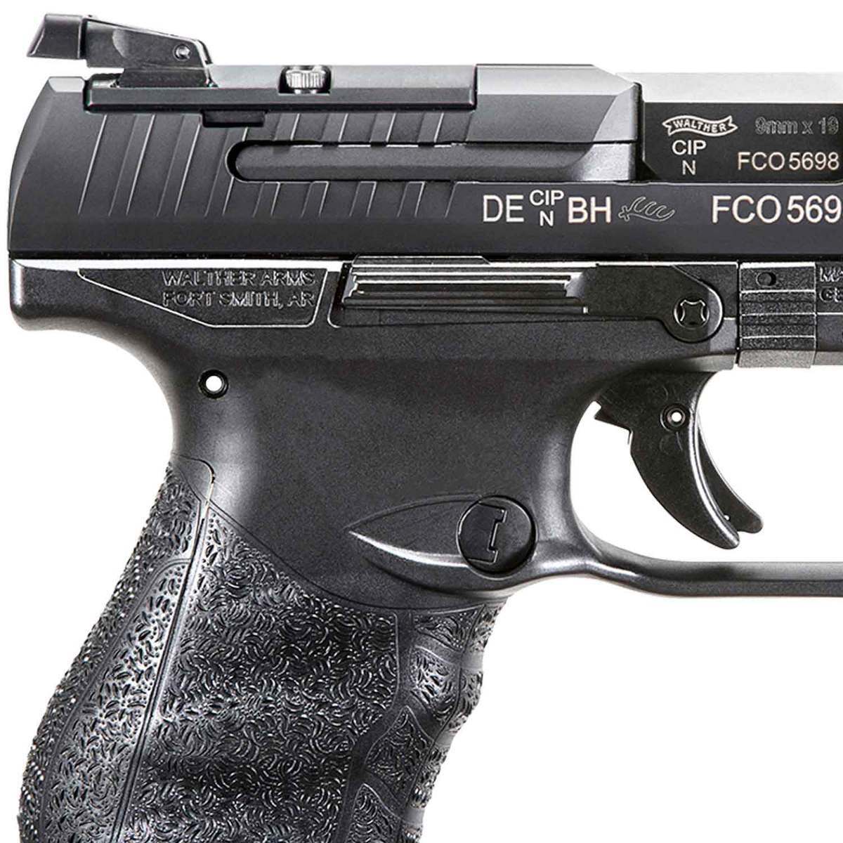Walther Q4 Tac M2 With Threaded Barrel 9mm Luger 4.6in Black Pistol - 15+1 Rounds - Black Walther Q4 Tac M2 With Threaded Barrel 9mm Luger 4.6in Black Pistol - 15+1 Rounds - Black