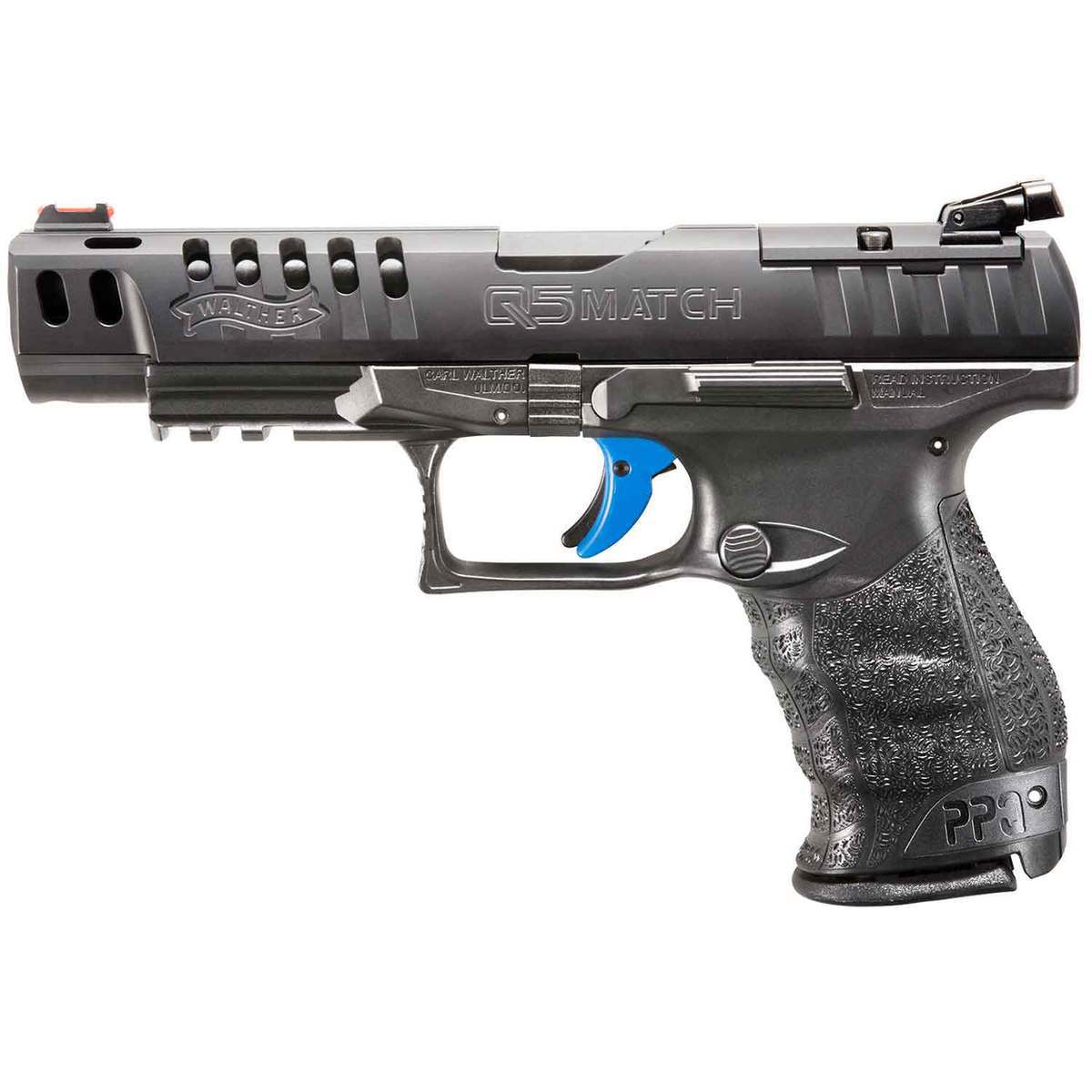 Walther Q5 Match M2 9mm Luger 5in Black Pistol - 15+1 Rounds - Black Walther Q5 Match M2 9mm Luger 5in Black Pistol - 15+1 Rounds - Black