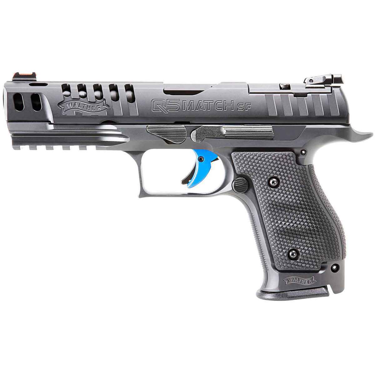 Walther Q5 Match Steel Frame 9mm Luger 5in Black Pistol - 15+1 Rounds - Black Walther Q5 Match Steel Frame 9mm Luger 5in Black Pistol - 15+1 Rounds - Black