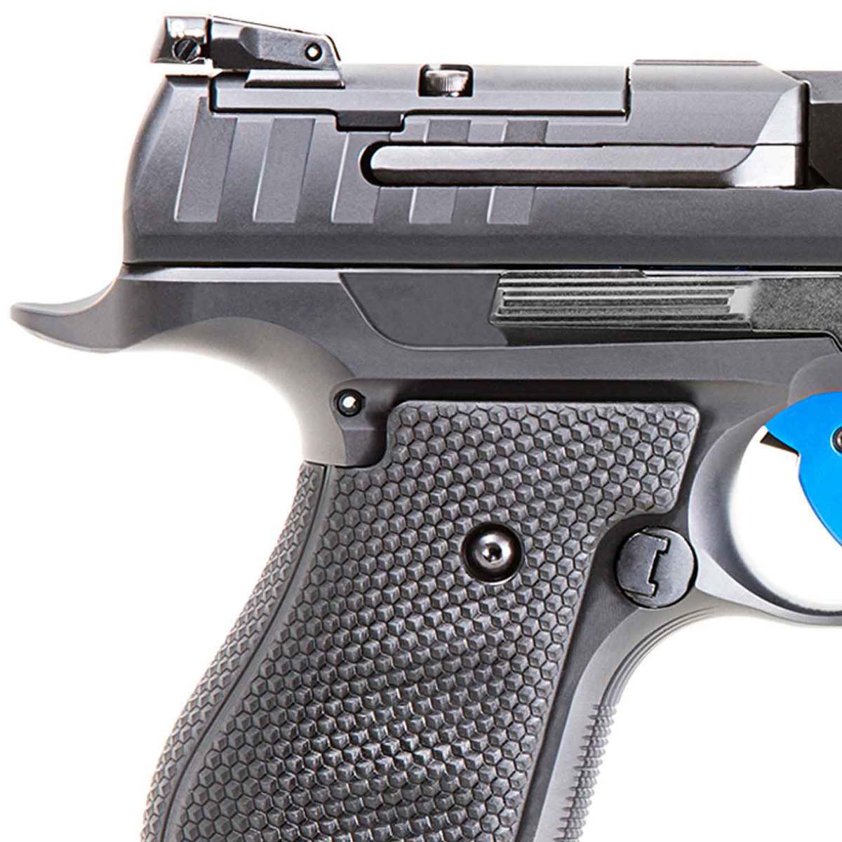 Walther Q5 Match Steel Frame Pro 9mm Luger 5in Black Pistol - 17+1 Rounds - Black Walther Q5 Match Steel Frame Pro 9mm Luger 5in Black Pistol - 17+1 Rounds - Black