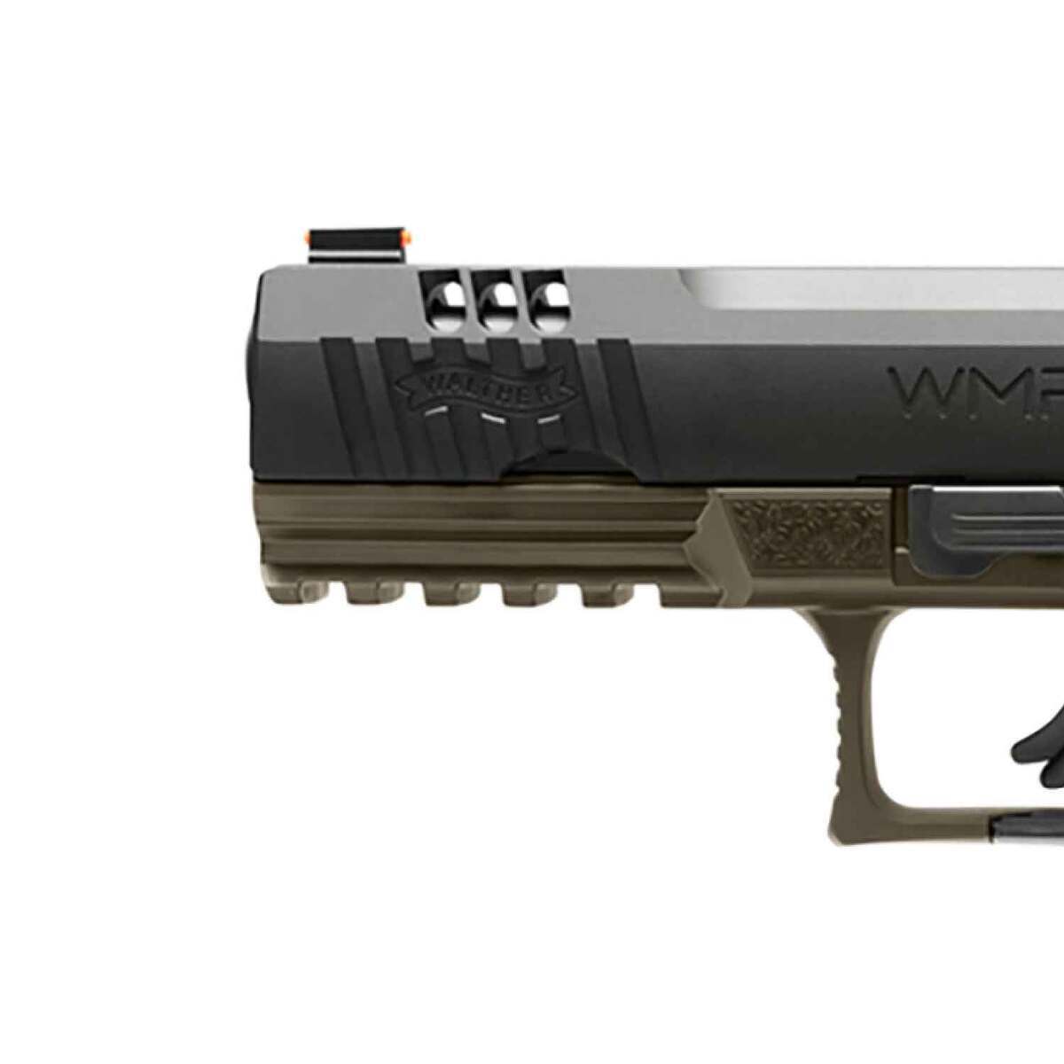 Walther WMP Military 22 WMR (22 Mag) 4.5in Black Polymer Pistol - 15+1 Rounds - OD Green Walther WMP Military 22 WMR (22 Mag) 4.5in Black Polymer Pistol - 15+1 Rounds - OD Green