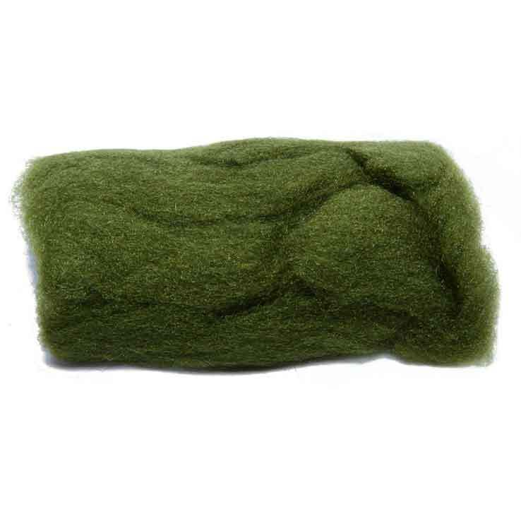 Wapsi Antron Dubbing - Dark Olive Wapsi Antron Dubbing - Dark Olive