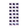 Wapsi Hologram Dome Eyes - Silver, 3/8in, 20 Pack - Silver 3/8in