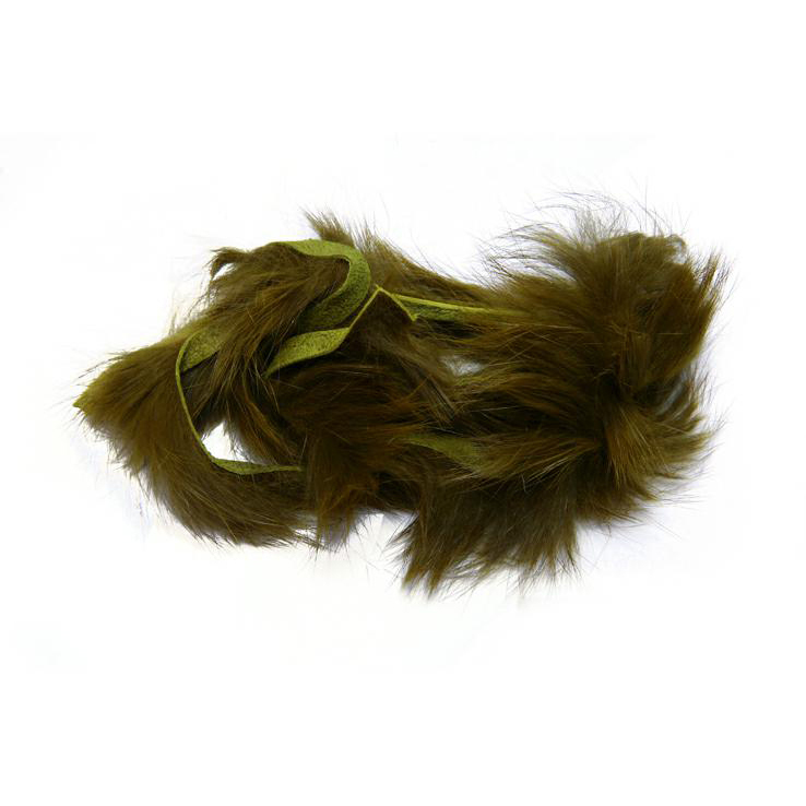 Wapsi Mag Cut Zonker Strips - Olive Wapsi Mag Cut Zonker Strips - Olive