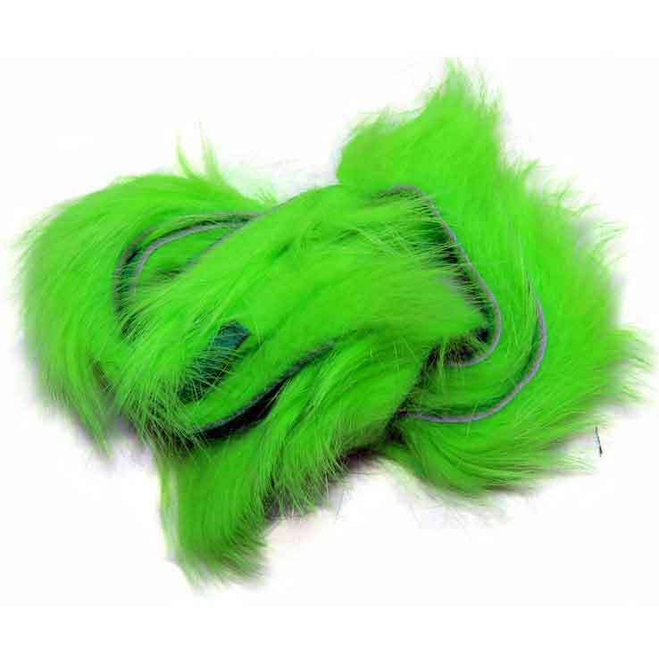 Wapsi Mag Cut Zonker Strips - Fluorescent Chartreuse Wapsi Mag Cut Zonker Strips - Fluorescent Chartreuse