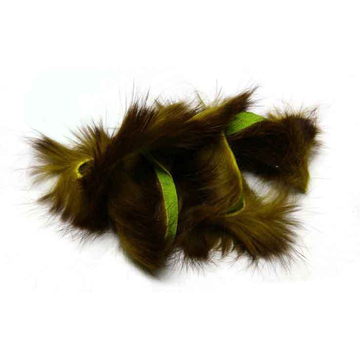 Wapsi Mag Cut Zonker Strips - Dark Olive Wapsi Mag Cut Zonker Strips - Dark Olive