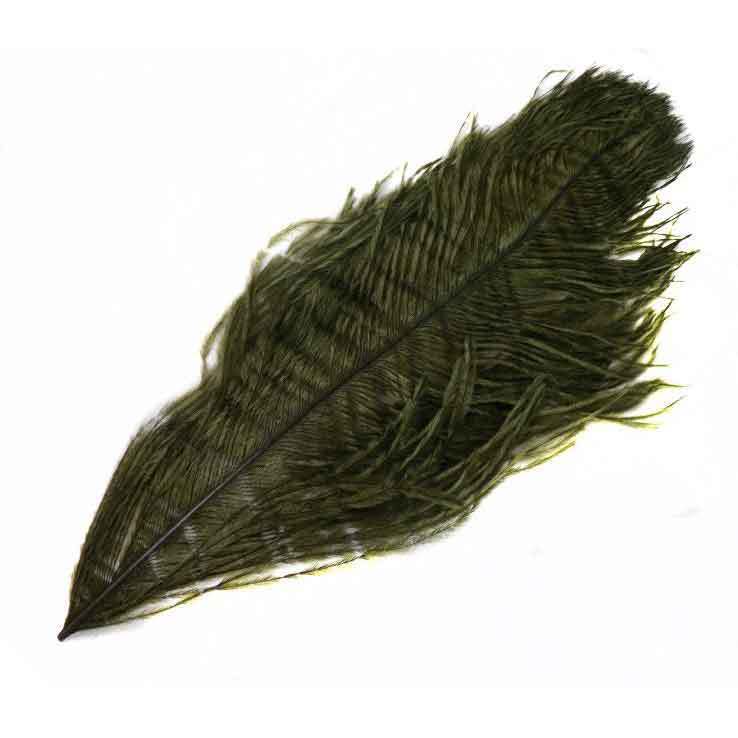 Wapsi Ostrich Plumes - Olive Wapsi Ostrich Plumes - Olive