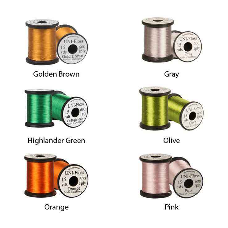 Uni Products Uni-Floss Fly Tying Thread Uni Products Uni-Floss Fly Tying Thread