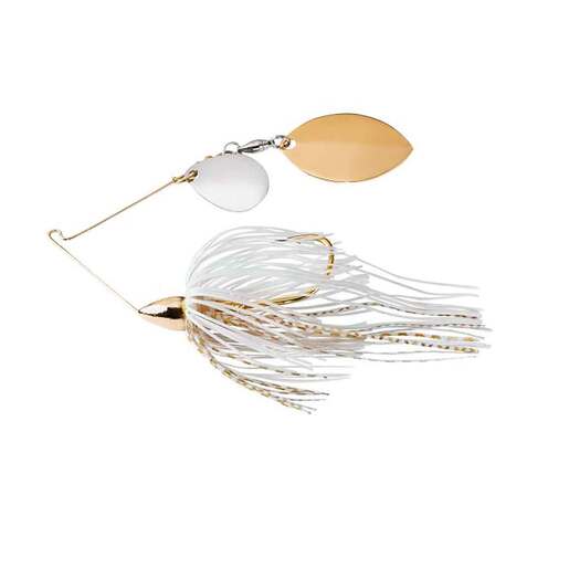 War Eagle Finesse Colorado/Turtleback Spinnerbait - Hot White Chartreuse