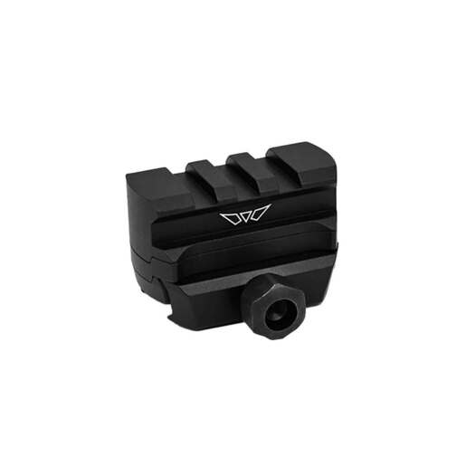 Warne Picatinny Modular Red Dot Rise Mount Matte Black - 1 piece - Black
