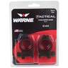 Warne Tactical 30mm Medium Scope Ring - Matte Black - Black