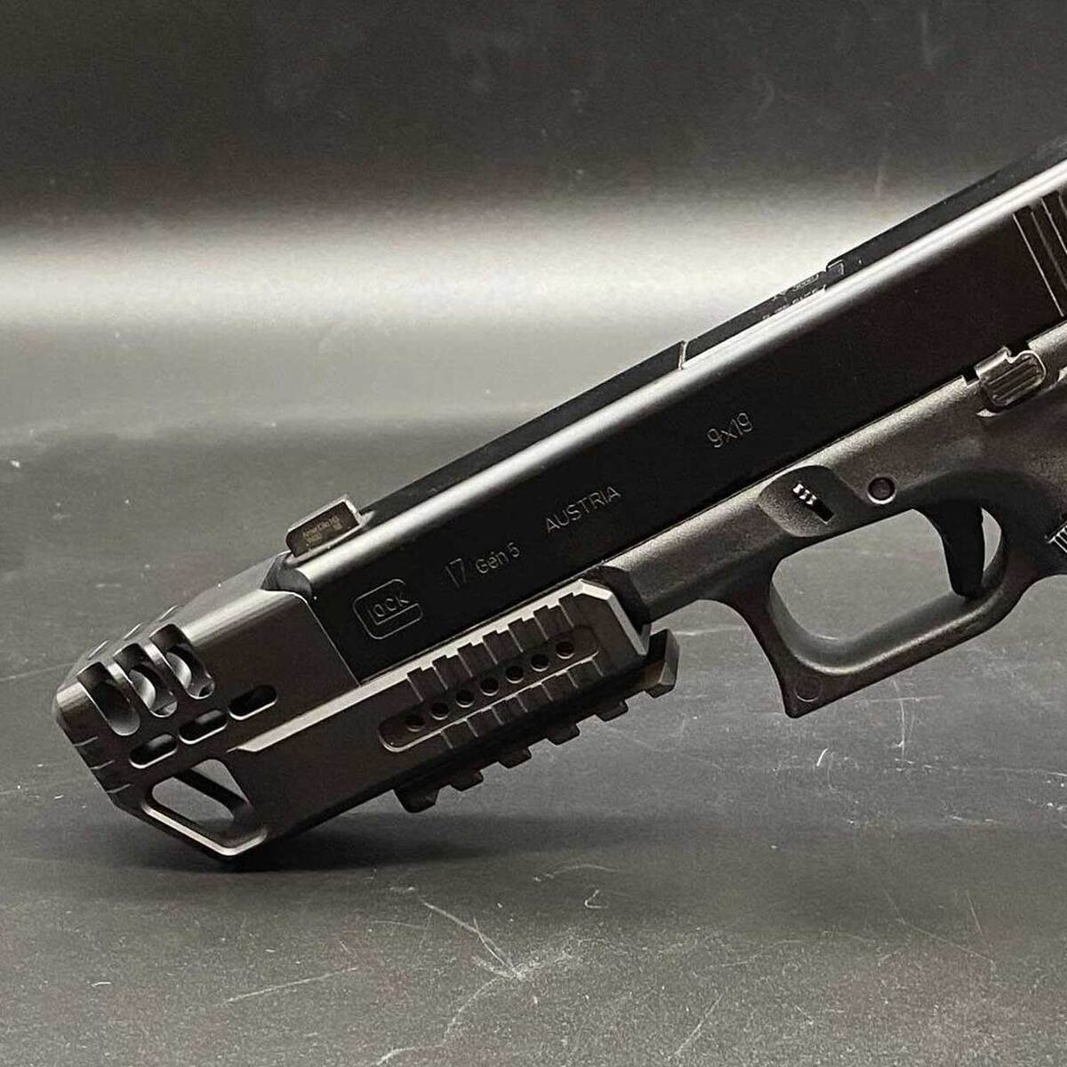 Wasatch Arms Glock 17 Gen5 Compensator - Black Wasatch Arms Glock 17 Gen5 Compensator - Black