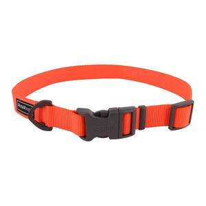 Water & Woods Adjustable Dog Collar - Safety Orange - L