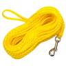 Water & Woods Hollow Poly Braided Check Cord Leash - Yellow - 50ft - Yellow 1/4in X 50ft