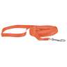 Water & Woods Nylon Check Cord Leash - Orange - 25ft - Orange 5/8in X 25ft