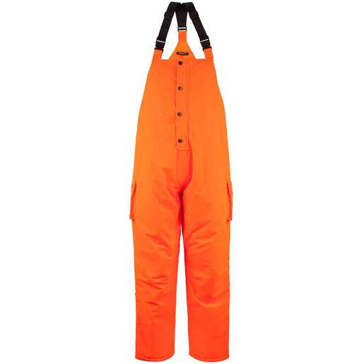 Huntworth Men’s Blaze Orange Kittery Insulated Waterproof Hunting Bibs – Blaze Orange XL