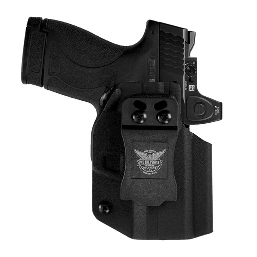 We the People Holsters Smith & Wesson M&P Shield Plus 9MM/.40/30 Super Carry Red Dot Optic Cut Inside Waistband Holster – Carbon Fiber – Carbon Fiber