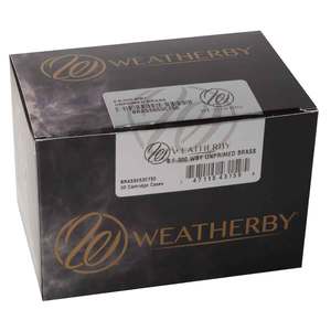 Weatherby 6.5-300 Weatherby Magnum Rifle Reloading Brass - 50 Count